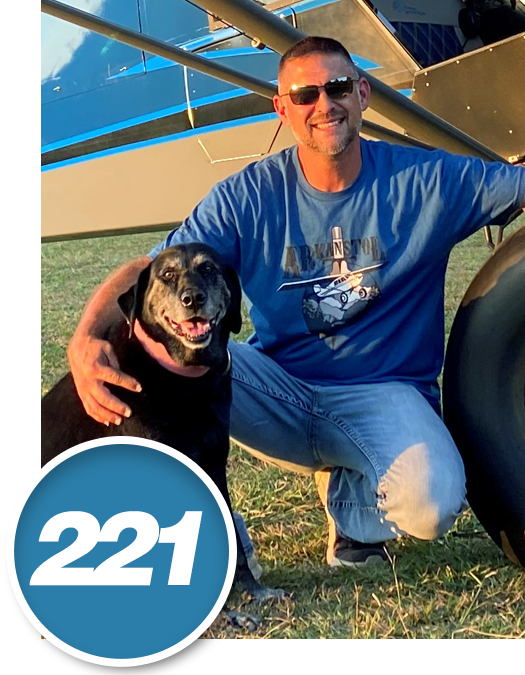 Pilot - Brian Steck - Plane Number 221