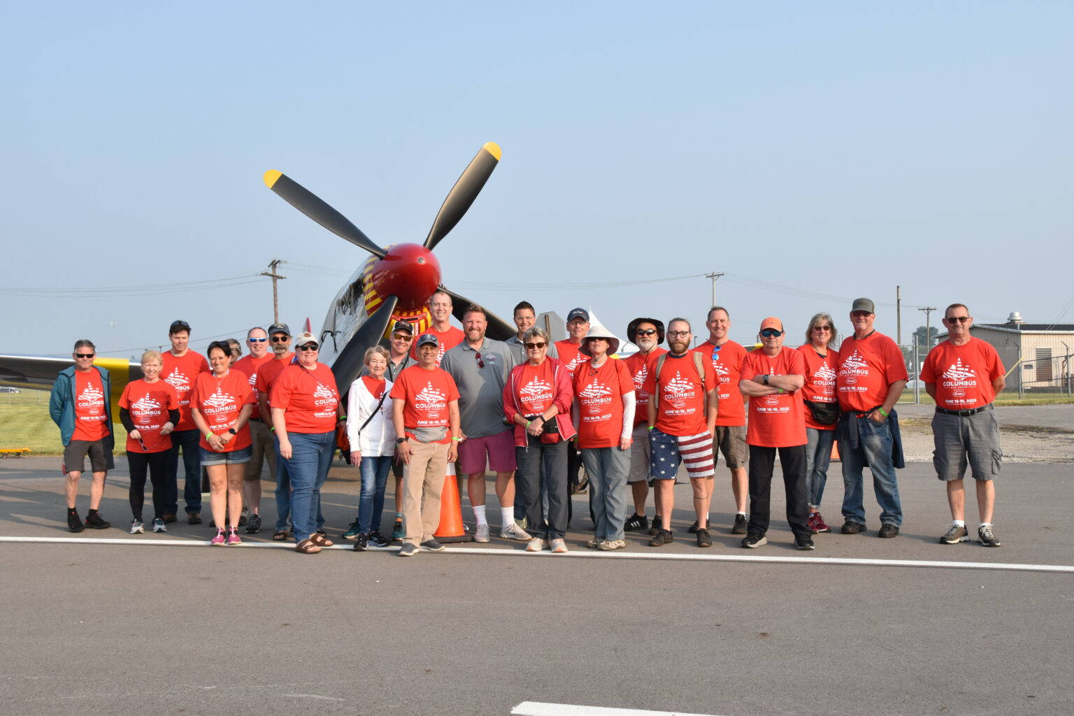 Columbus Air Show Volunteers Group Picture